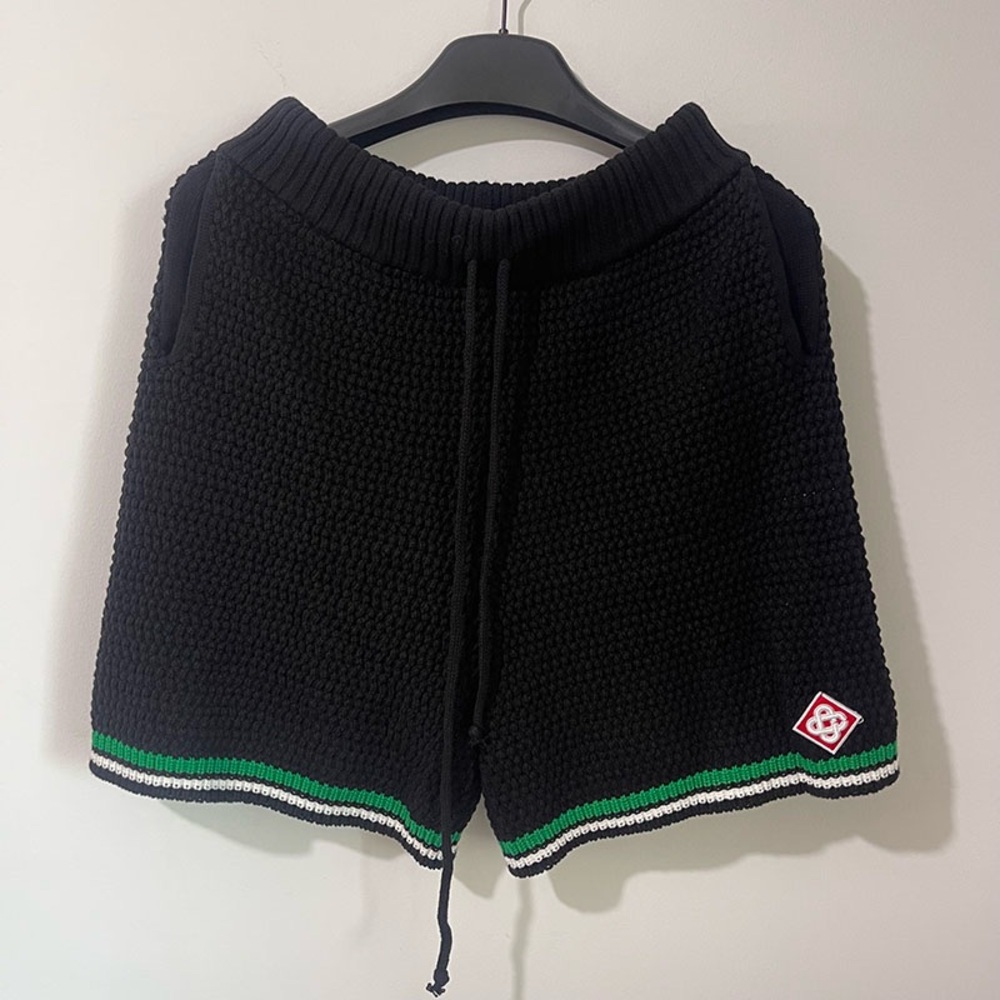 Casablanca Crochet Tennis Shorts